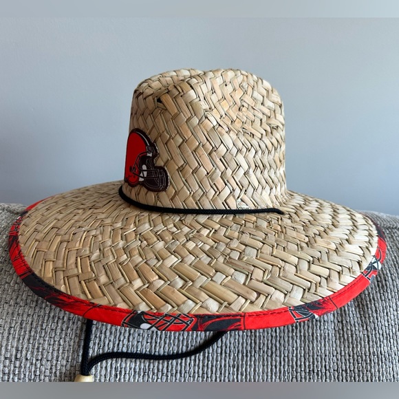 FOCO Cleveland Browns Floral Straw Hat NEW - Picture 5 of 7